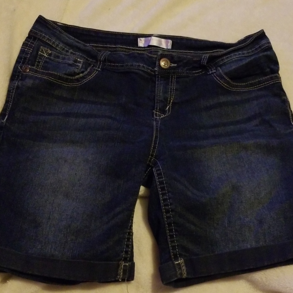 Denim shorts